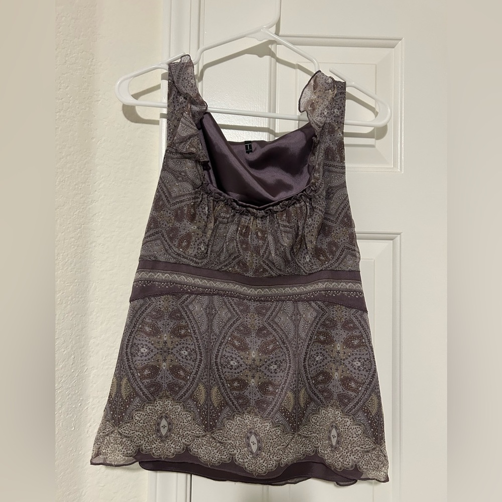 Tahari Print Tank Top